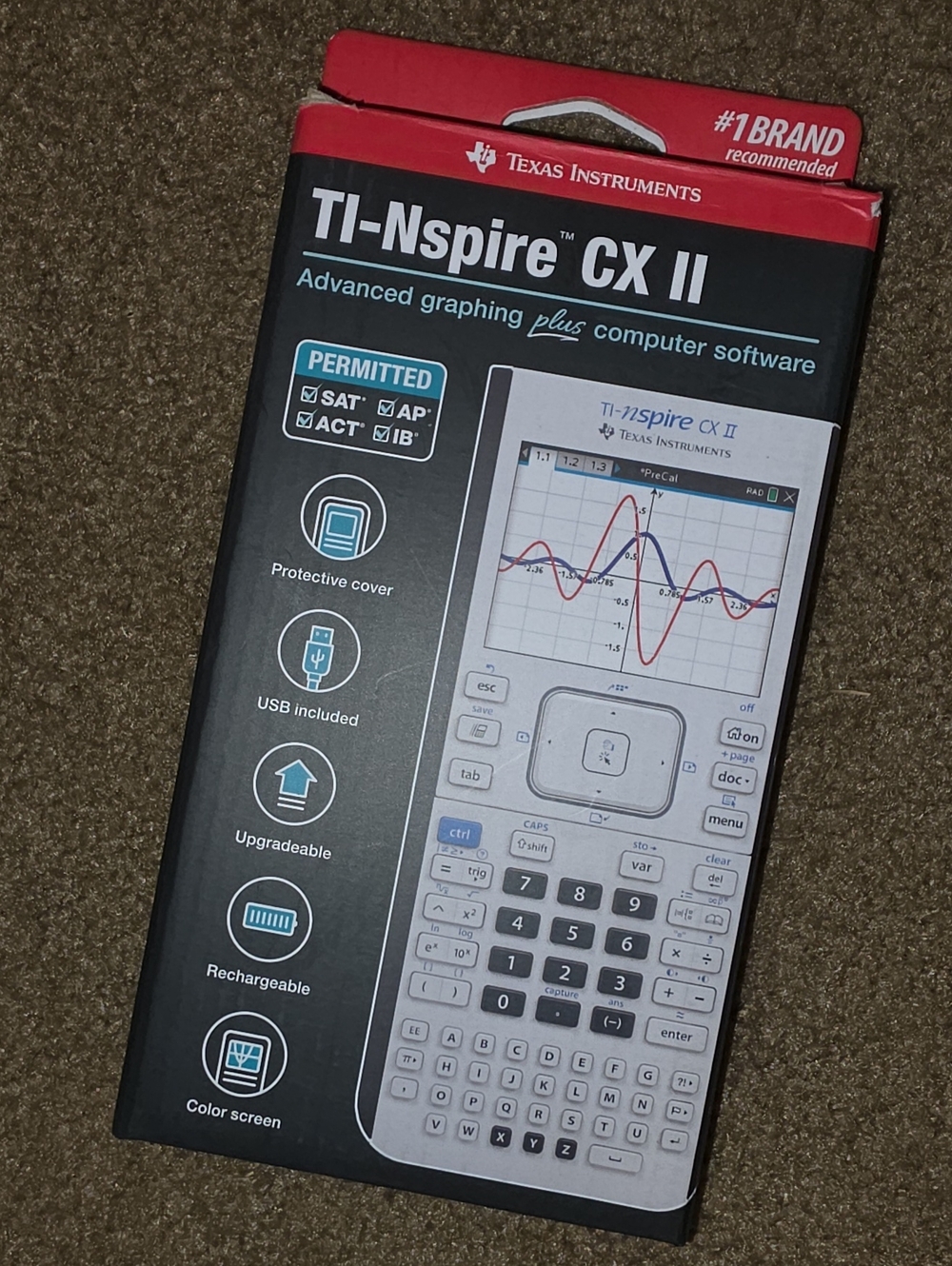 TI-Nspire CX II packaging